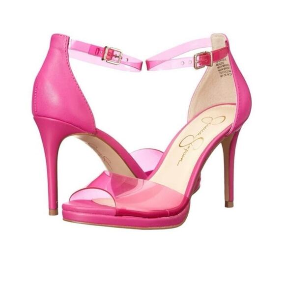 Jessica Simpson Women's Calypso Pink Daisile Ankle Strap Sandals Size 7 - Picture 1 of 11